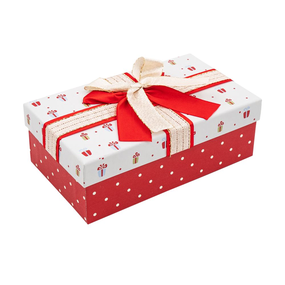 Коробка подарочная новогодняя, 17*10*6 см
