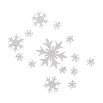 Snowflake Christmas Decor, 14 pcs.