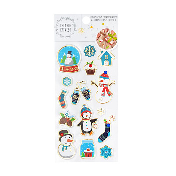 Christmas Stickers, 17.5*9.5 cm (7x4 in.)