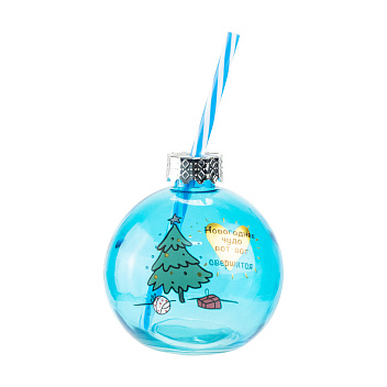 Christmas Bauble Straw Cup, 390 mL (13 oz.)