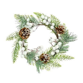 Christmas Wreath, 15 cm (6 in.)