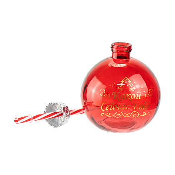 Christmas Bauble Straw Cup, 390 mL (13 oz.)